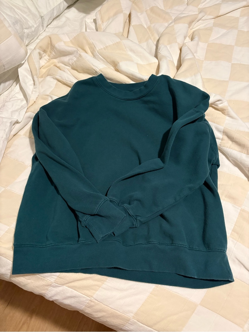 Old Navy Teal Crewneck Sweatshirt Women